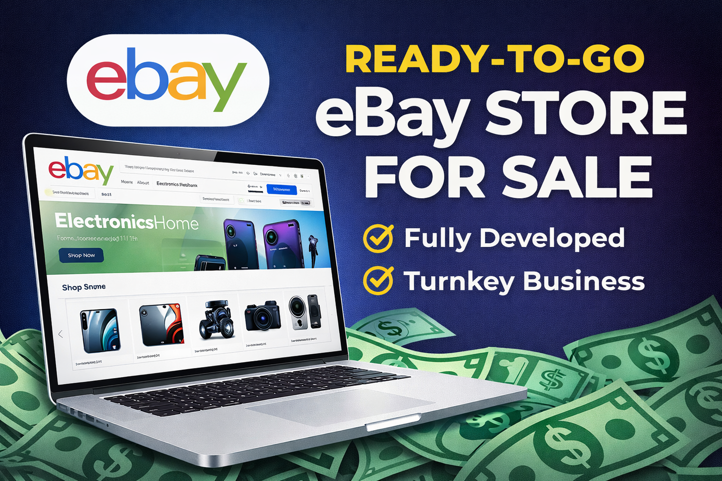 Ready-Made eBay Store for Sale – Fully Setup & Optimized | Start Selling Immediatel Satışa Hazır eBay Mağazası – Tam Kurulum & Optimize | Hemen Satışa Başlayıny